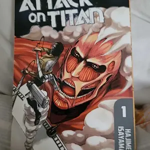 Used Attack on Titan 1 Manga Comic Book - Hajime Isayama, Regular Edition, Good Like New English Paperback, No