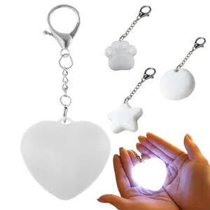 Purse Light Handbag Light with Clip Hook, Rechargeable Love Wallet Tote Bag Touch Sensing Light, Bag Light for Bag Charms Keyrings, Bag Pendant, Valentine Gifts for Women, Bag Charm Keychain