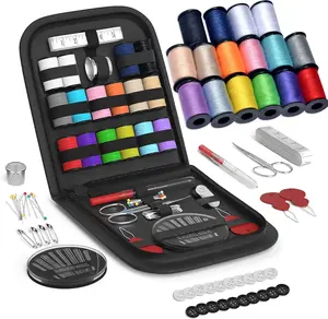 Sewing Kit Gifts for Grandma, Mom, Friend, Traveler, Adults, Beginner, Emergency - Includes Scissors, Sewing Needles, Thimble, Thread, Tape Measure