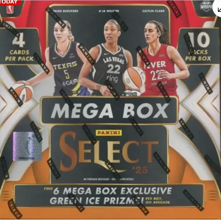 2025 Panini Select WNBA Basketball Mega Box