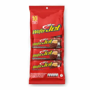 GALLETA CUBIERTA DE CHOCOLATE X 10 UNDS WAFER JET GALLETA CUBIERTA DE CHOCOLATE X 10 UNDS WAFER JET