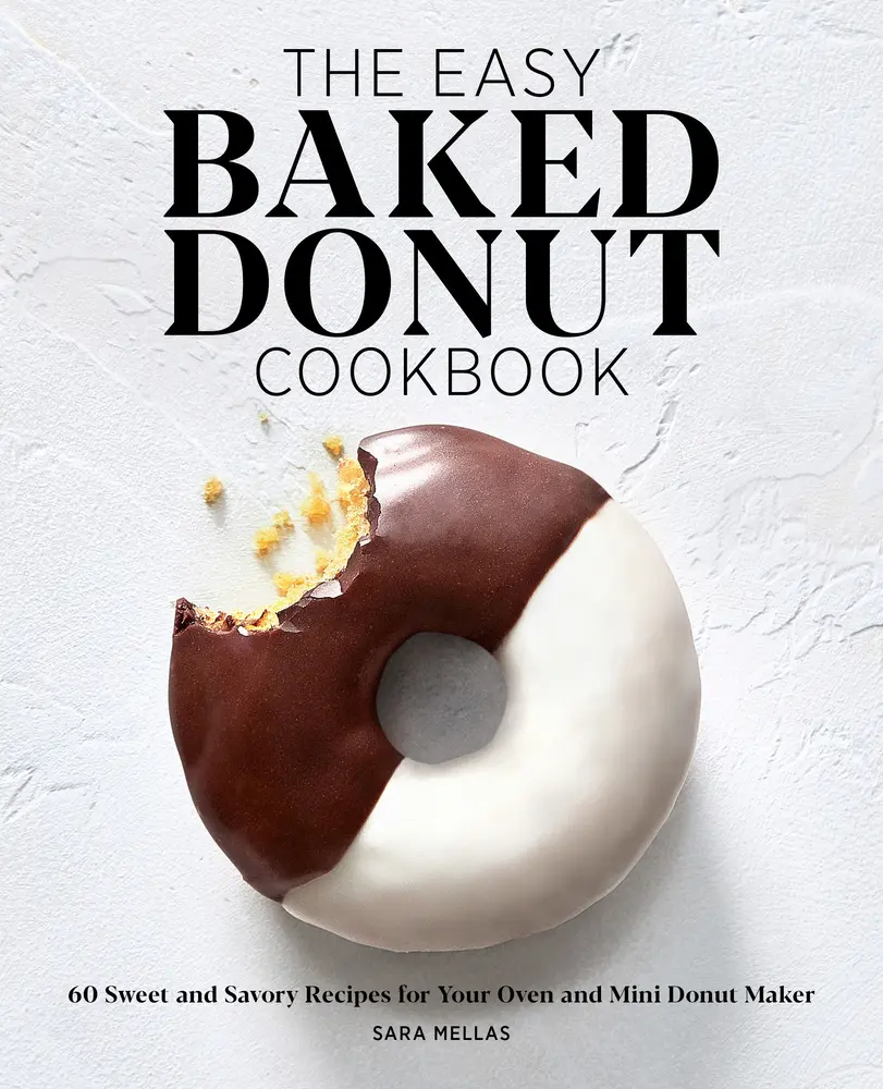 USED Book - The Easy Baked Donut Cookbook: 60 Sweet and Savory Recipes for Your Oven and Mini Donut Maker by Mellas, Sara (Paperback) - english, Baking Cookbook, Cooking