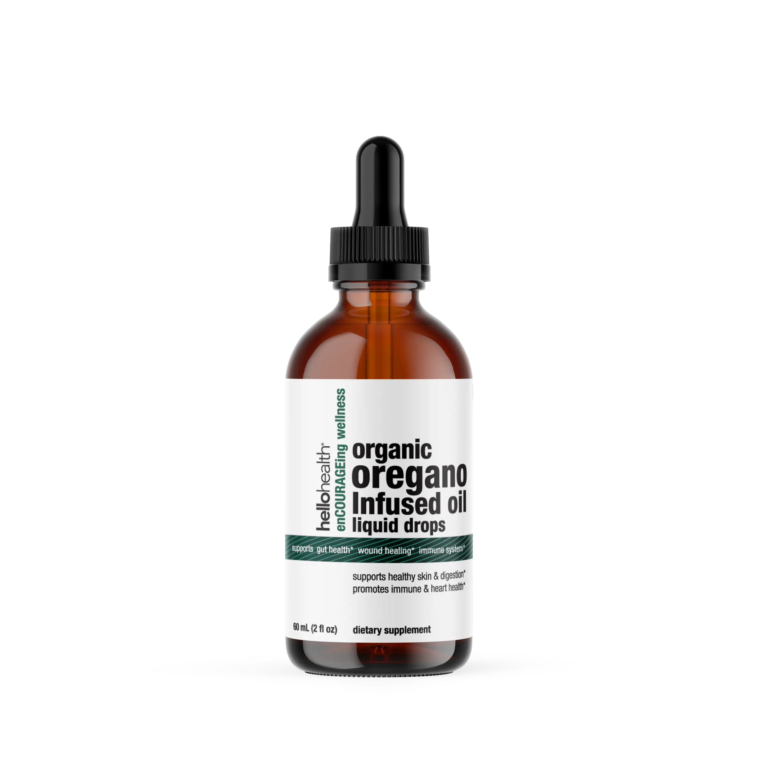Hello Health - Organic Oregano Infused Oil Liquid Drops