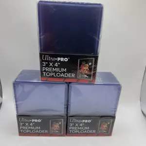 Ultra Pro 3X4 PREMIUM Toploaders 35pt 3 Packs of 25 for Standard Sized Cards