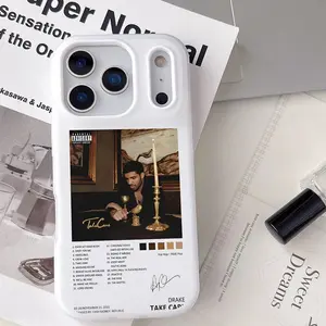 PIKPAKA Rapper D-Drake Album Cover Phone Case Viral Soft Touch Silicone Protective iPhone Case | Jelly-Like Feel Anti-Scratch Shockproof For iPhone 17–11 Pro Max Plus Mini