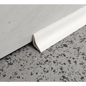 Flexible, Peel and Stick Wall Molding Trim Caulk Strip Self Adhesive Corner Trim Moulding for Ceiling, Backsplash, Tile Edge, Countertops, Baseboard, Counters, Floor and , White, 10