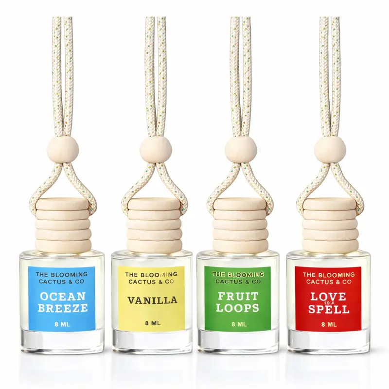 4 Pack Air fresheners | Long lasting car air fresheners, Hand-made in USA | Small room diffuser | Small Business Woman Owned.
