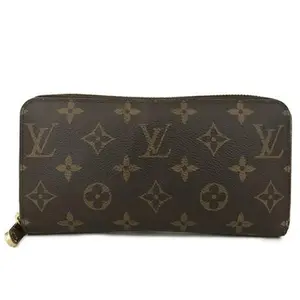 Pre-owned Louis Vuitton other Small Leather Goods Monogram Zippy Zip Around Long Wallet Brown/9CE0229 12035098472/914240