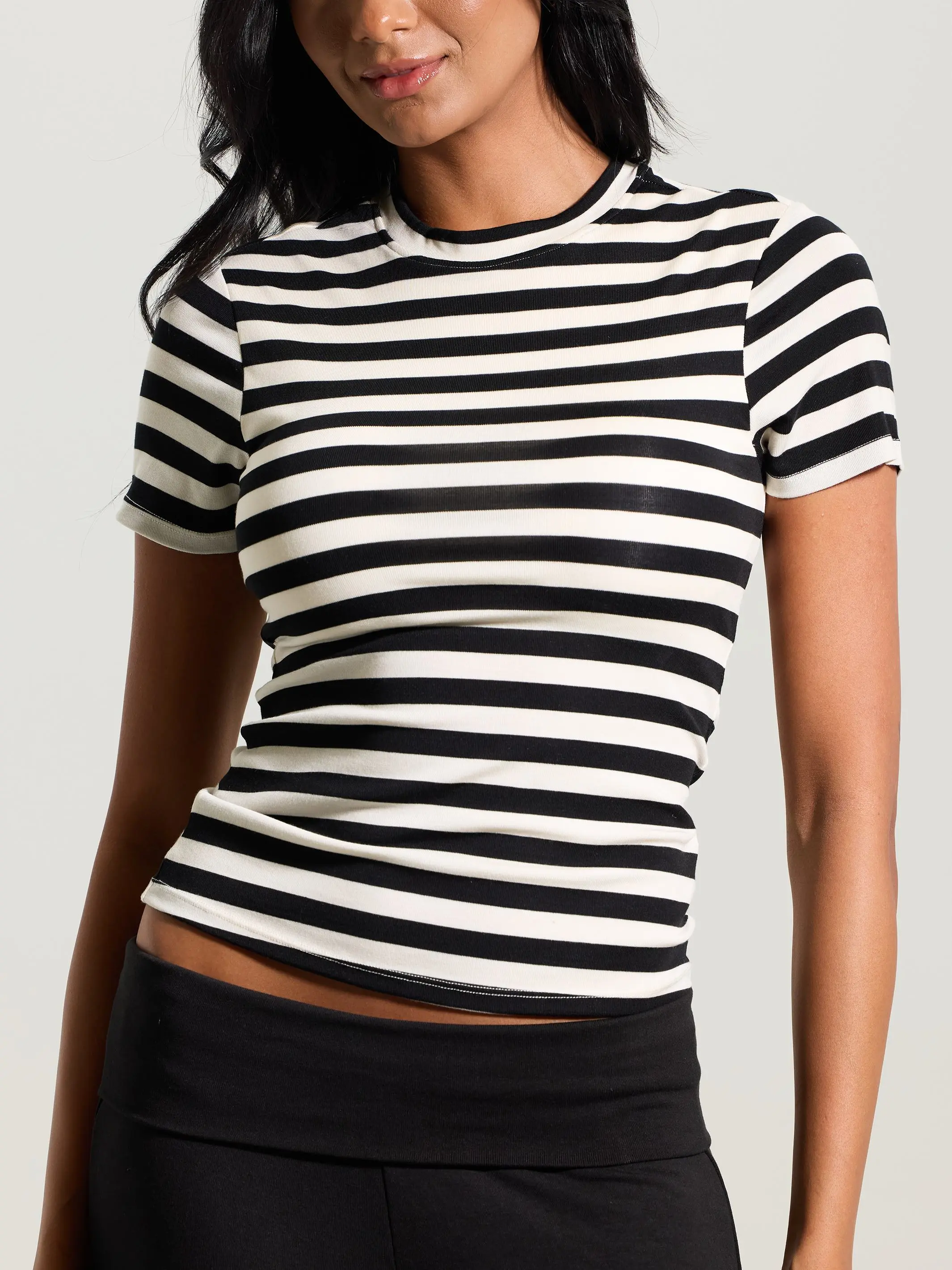 Black and Cream Stripes