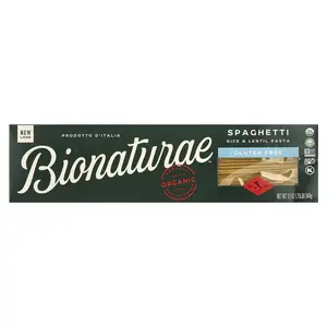 Bionaturae Gluten Free Rice & Lentil Pasta, Spaghetti, 12 oz (340 g)