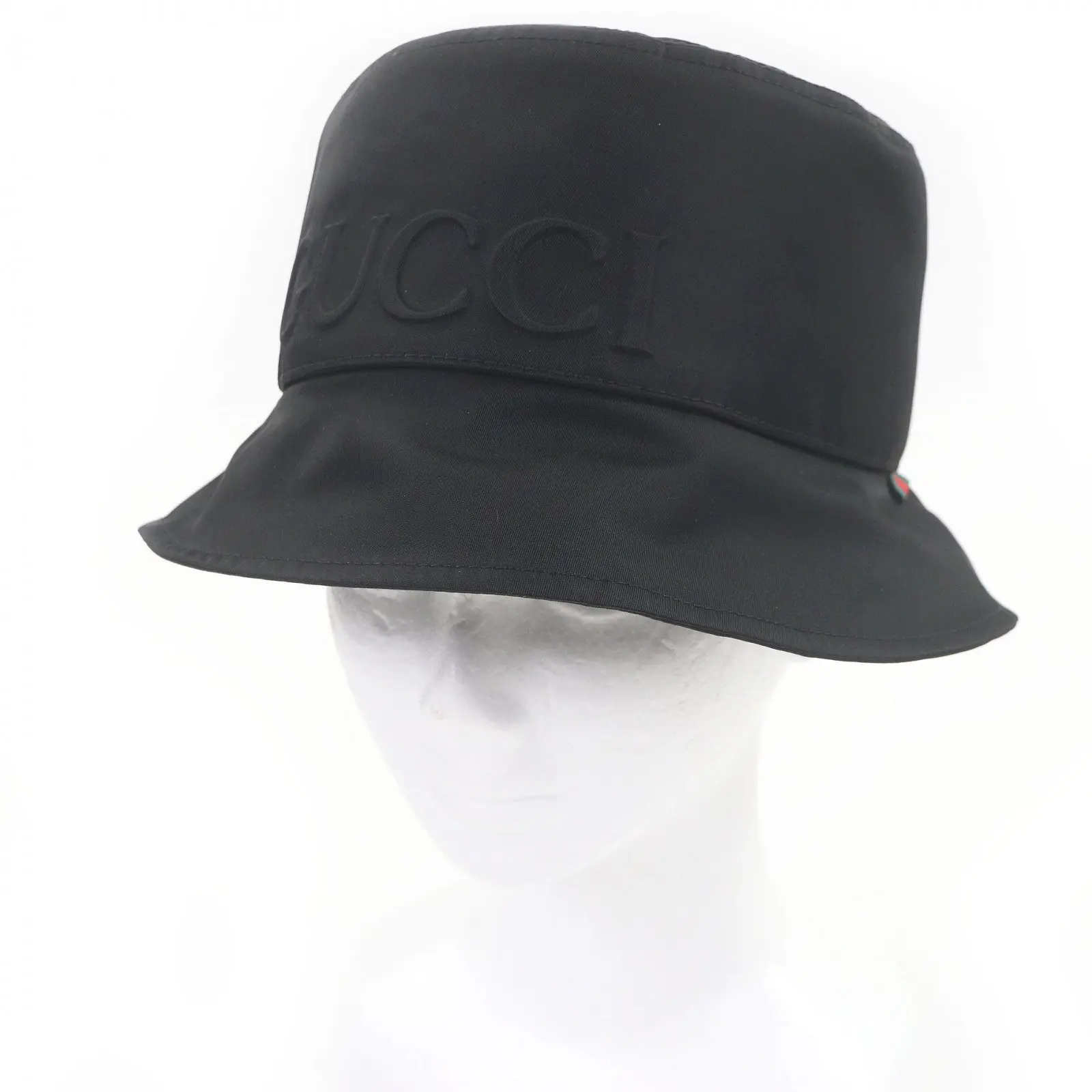 Pre-owned GUCCI Nylon Small Leather Goods Bucket Hat