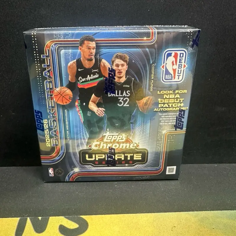 2025/26 Topps Chrome Update NBA Mega Box! NBA DEBUT PATCH CHASE!