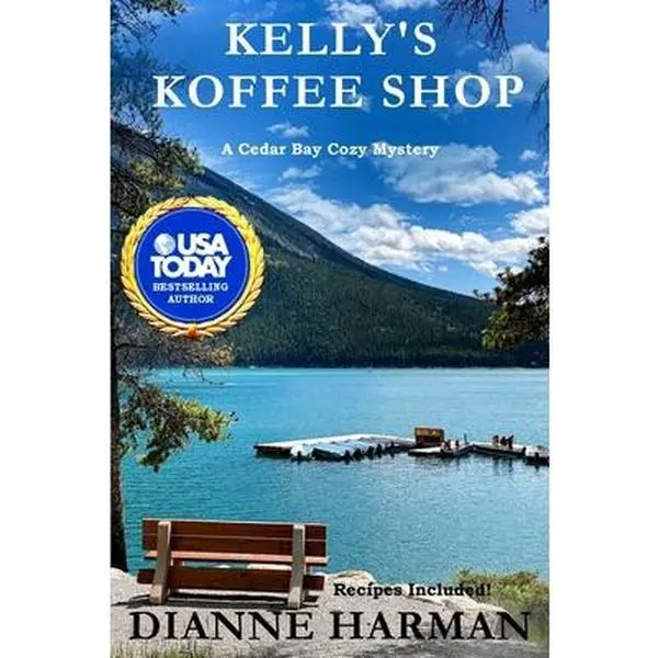 Used Paperback Book - Kelly's Koffee Shop (Cedar Bay Cozy Mystery) by Dianne Harman - Very Good Condition for Reading & Mystery Lovers, English, Harman, Dianne