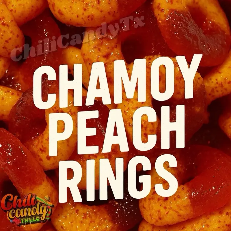 Chamoy Peach Rings Snack Chamoy Peach Rings Snack