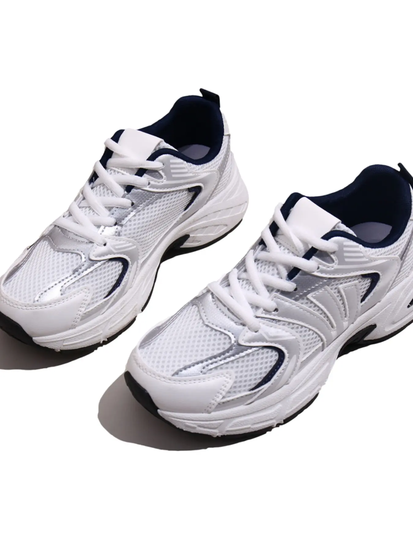 New Women's Breathable Air Mesh Sneakers, Casual Thick Sole Shoes, Sporty Comfortable Commute Footwear, All Season Wear, Textile Sneakers, All Seasons Sneakers, Thick Soled Sneakers