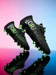 Ag Long Spike Soccer Shoes, Cr7 Velcro Training Shoes, Youth Campus Natural Grass Match Shoes, Casual All-Season Footwear, Football Shoes