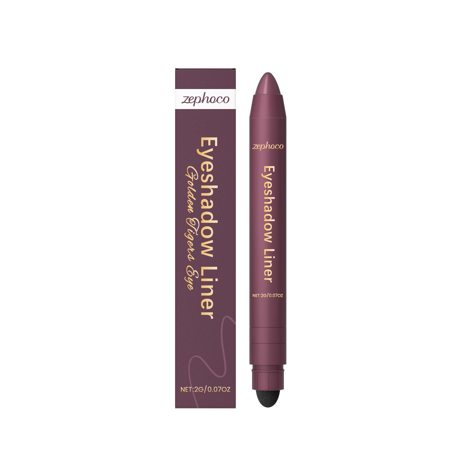 2-in-1 Eyeliner Pencil & Shadow Liner Duo, Waterproof Sweatproof, Smudge-Resistant, Smooth Easy to Apply, Color-Prominent Eye Makeup