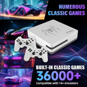G7 Game Box Retro Gaming Console Compatible 14 Emulators,8K/4K Ultra HD TV Box Game Stick,Android 14/3D-GAME Dual-System,2.4G/5.8G Dual-WiFi & BT5 Video Gaming Console with Wireless Controllers