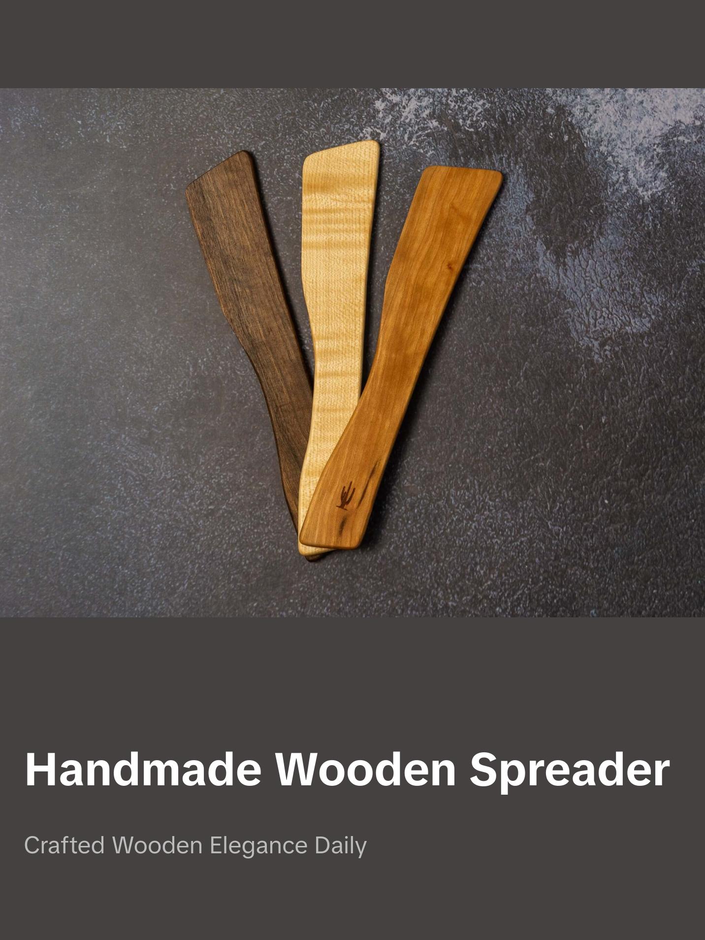 Wooden Spreader Knife