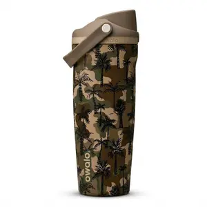 [NEW] Owala Palm Camo Tropical 30oz Freesip Sway Tumbler, 24-hour insulation with lockable lid, Hunting Style Water Bottle, Gift For Him