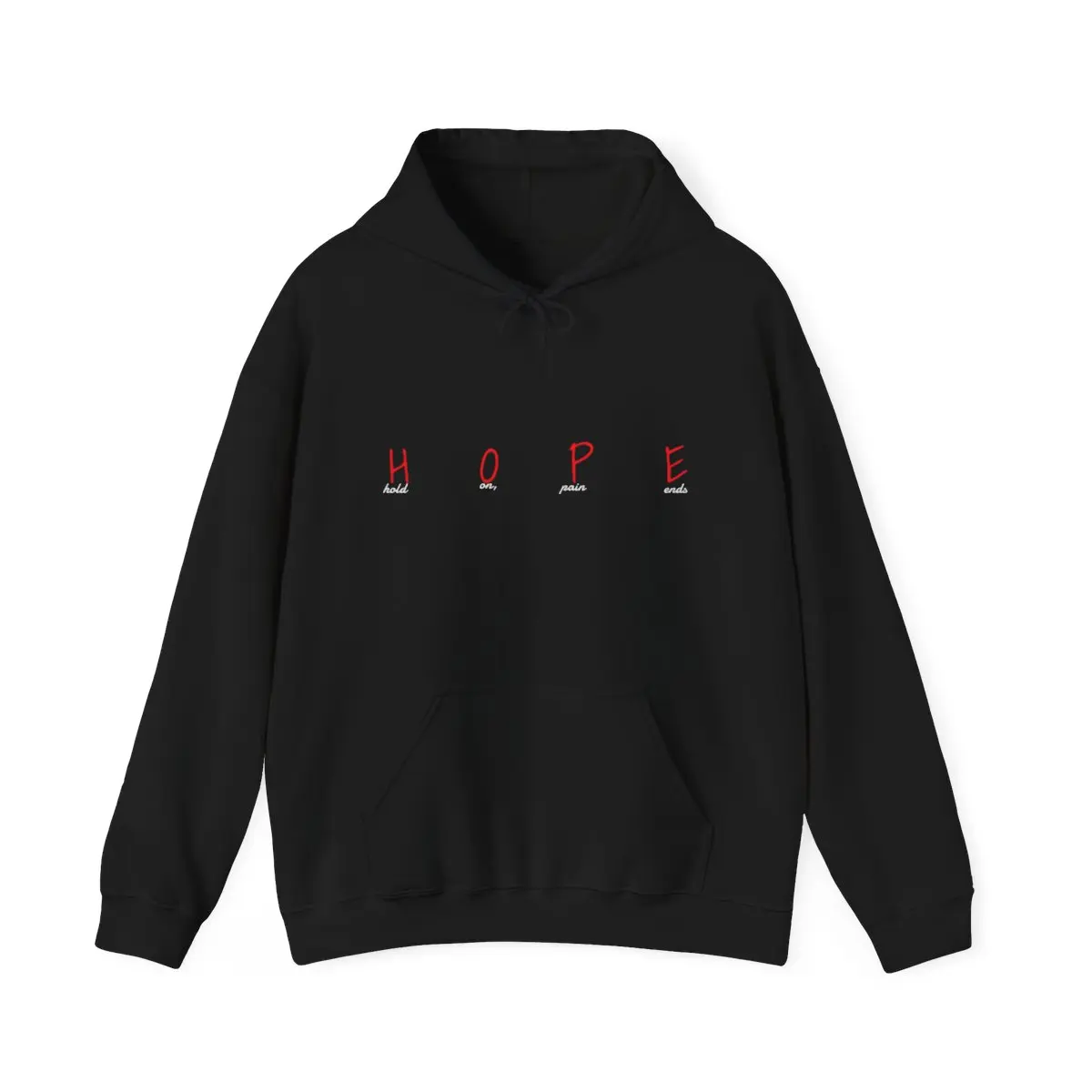 Unisex Heavy Blend™ Hooded "HOPE" Sweatshirt. Support mental health and suicide awareness. puff hoodie