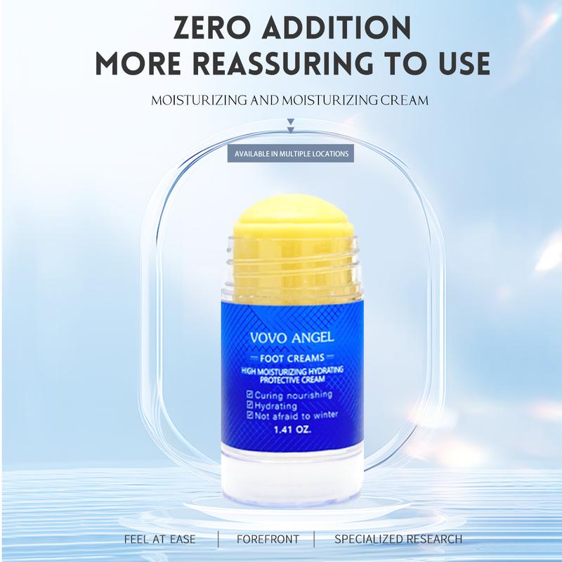 Two for one |  VOVO ANGEL Anti-Crack Foot Cream, Cracked Heel Repair Stick | Dead Skin Remover for Dry Feet, Intensive Hydration & Nourishing Treatment for Extreme Cracked Feet Hydrating Hand Balm Hydrating Lotion