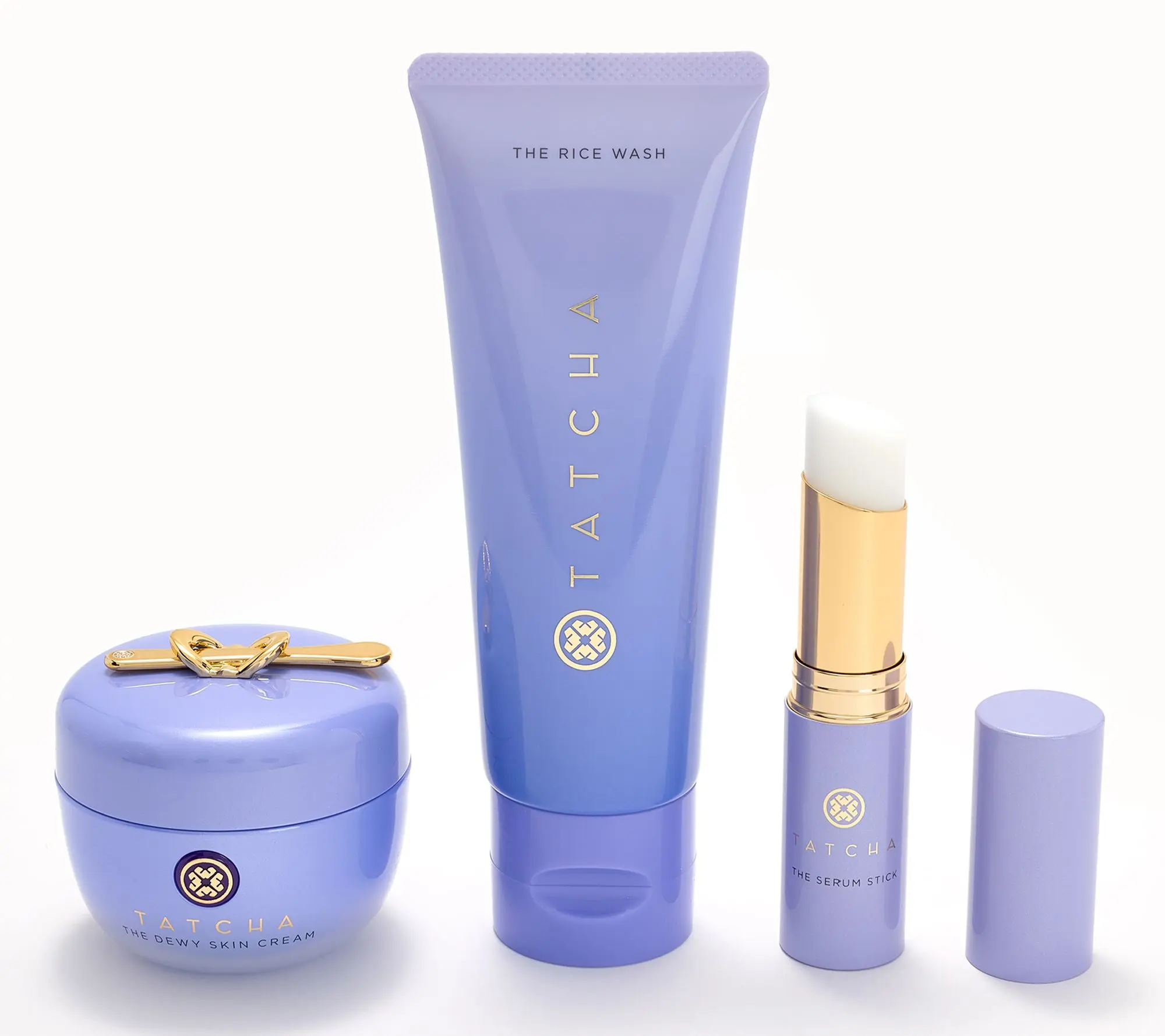 TATCHA Dewy Skin Cream , Serum Stick & Rice Wash