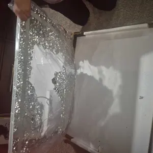 【Valentine's Day Gifts】LED Bathroom Vanity Mirror for Wall with Double Front and Back Light, Anti-Fog, Shatter-Proof, Dimmable, Tempered Glass, Memory Function