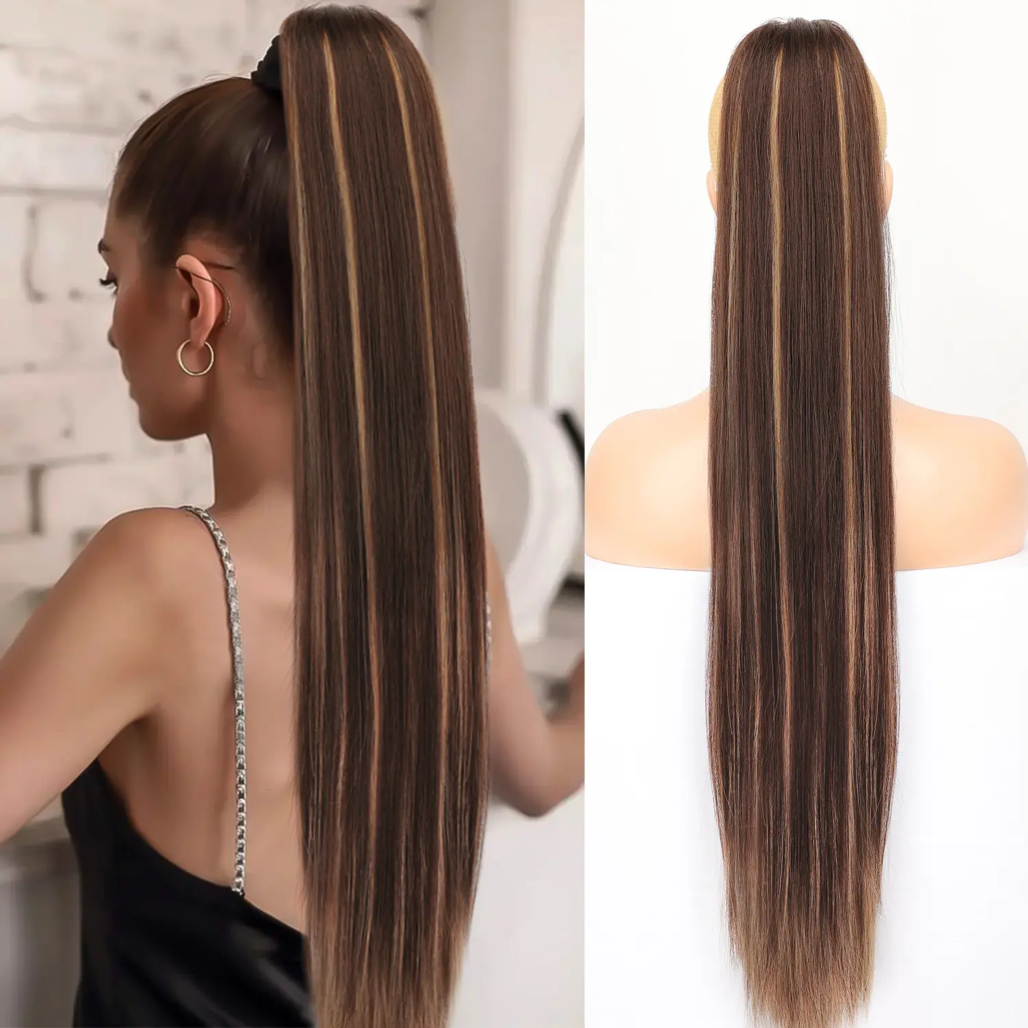 Light Brown with Blonde