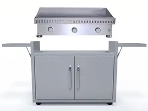 Le Griddle Commercial Series 105 41-Inch 3-Burner Freestanding Gas Griddle - 6mm Plate