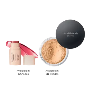 Original Loose Foundation + Gen Nude Cheek and Lip Stick Duo