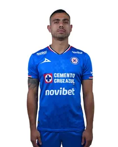 Cruz Azul 25 26 Home Jersey, LigaMx Jersey, Football Jersey, Soccer Shirt, Champion Outfit Breathable Quick Dry Soccer Shirt, Lightweight Football Fan Jersey for Match Day, Training, Gym, Casual Streetwear & Outdoor Sports