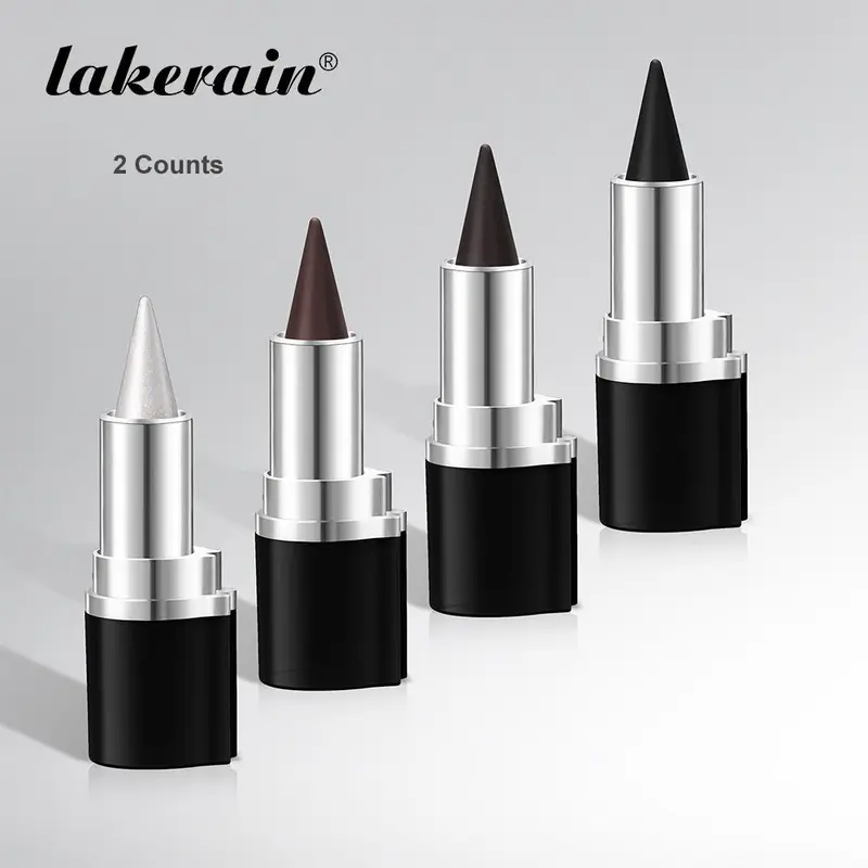 Waterproof Matte Eyeliner, 2 Counts Smooth and Soft Texture Eyeliner Sticks, Suitable for Party, Festival, and Everyday Glam, for All Skin Color, Enhance Eye Makeup, Makeup, Matte Eyeliner Pencils, Eye Makeup Product