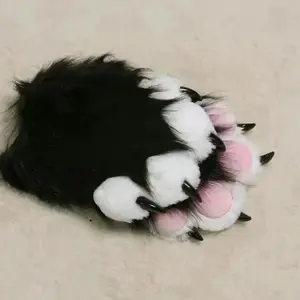 Kig attachment Fursuit Kigurumi Furry Animal Claws Nails Glove Cosplay Costume Wearable Furry Animal Paw Cosplay Props Kid gift