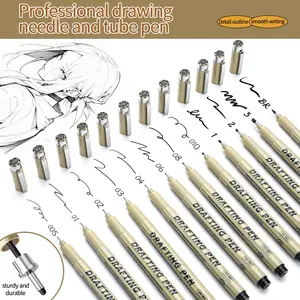 Waterproof Sketch Pen Set for Students, Artistic Detailing & Tracing, Ideal for Comics Anime Design, Outline Drawing Tool