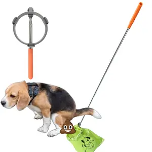 Portable Dog Poop Scooper, dog feces collector, extendable and portable, suitable for small and medium-sized dogs
