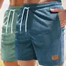 Men's Regular Fit Corduroy Shorts, Casual Comfy Swim Shorts for Summer, Men's Bottoms for Daily Wear