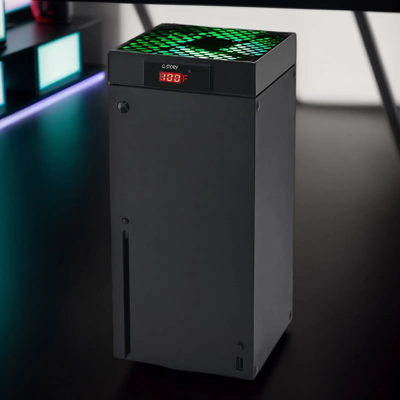 G-STORY Xbox Series X Cooling Fan with RGB LED & Auto Speed Control – 3 Adjustable Speeds, Low Noise, Easy Setup