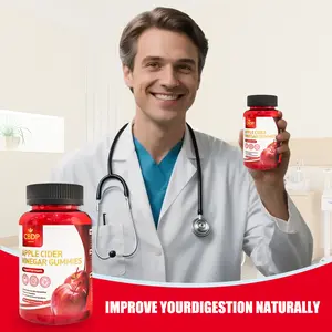 0 Sugar ACV Digestive Gummies (60 Count) – Apple Cider Vinegar 500mg with Beet & Pomegranate | Supports Digestion, Glowing Skin & Gut Health | Vegan, B9 B12 | No Guilt Wellness