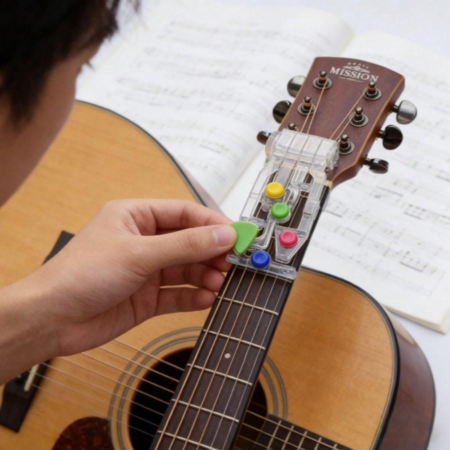 Guitar Chord Trainer for Beginners | Easy Learning Tool for Acoustic Guitar, Quick Chord Practice System, Beginner Guitar Aid