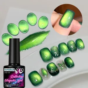 Osnailmall New Magnetic Gel Shimmering Cat Eye Gel Nail Polish, Perfect for Salon Use, Enhance Your Manicure Look