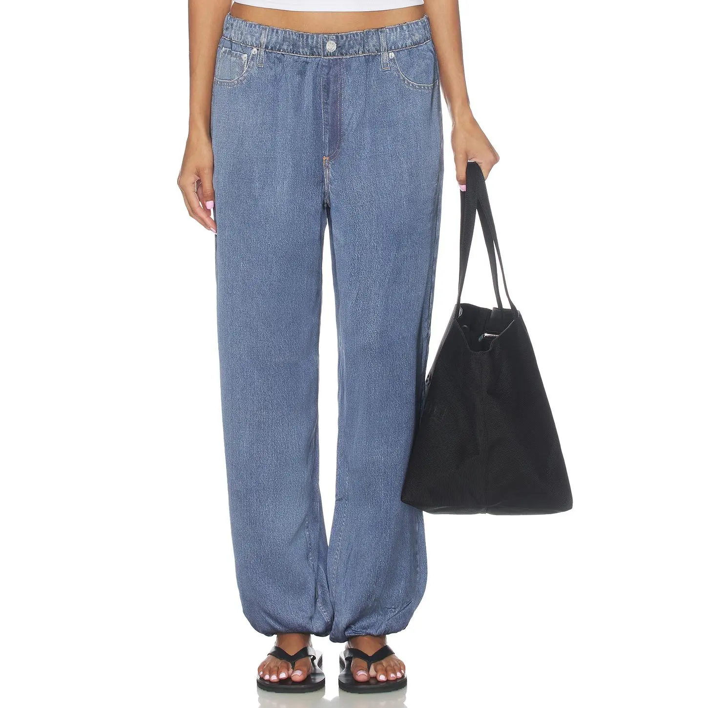 Rag & Bone rb Miramar Satin Bubble Jeans in Jasper Rag & Bone rb Miramar Satin Bubble Jeans in Jasper