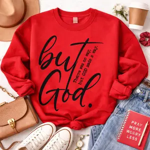 But God Screen Print Transfer (Pack of 3)
