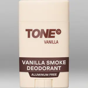 Tone Vanilla Deodorant - 48-Hour Odor Protection, Aluminum-Free Lip Balm - Shea Butter, Coconut Oil, Probiotics, Clean, Paraben-Free Lip Balm Formula, 2.65 oz