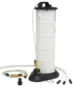212 MAIN Pneumatic Air-Operated Oil Vac, 2.3 gal cap., Car Vacuum Kit, Fluid Drain, Large Base, Automotive Car Repair Tool with Fluid Extractor Function