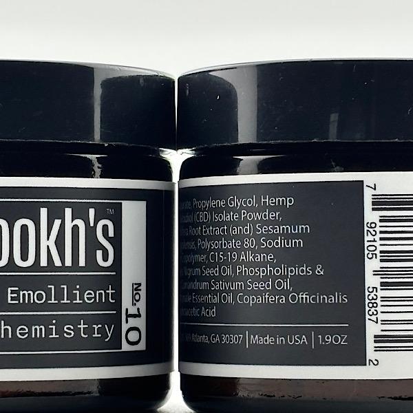 Rookh’s It’s All Good CBD Emollient 4,700mg – Botanical Muscle & Joint Comfort Cream (1.9 oz)