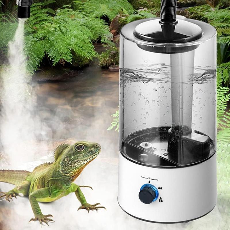 Reptile Humidifier 4L Pet Humidifier Reptile Fogger with Tube, Mist Humidifier for Pet, Humidifier Machine Fogger Humidifier for Reptile Amphibians Herps Snakes Turtles