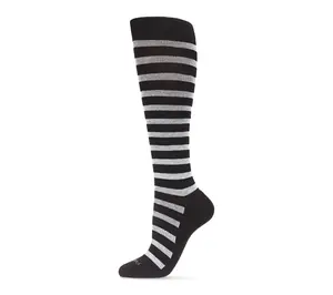 MeMoi Women's Striped Graduated Compression Socks
