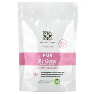 Secrets of Tea PMS Be Gone™, Fruit, Caffeine Free, 20 Tea Bags, 1.47 oz (41 g)