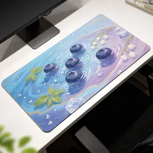 LIVEKEY Gaming Extended Mouse Pad (40x80cm)   Made for Gaming Non Slip Mousepad  Desktop Accessory  Work Desk Accessory  Non Slip Base  Reinforced Stitched Edges  Butterfly Star Design  Comfortable Surface for Smooth Motion & Accurate Control